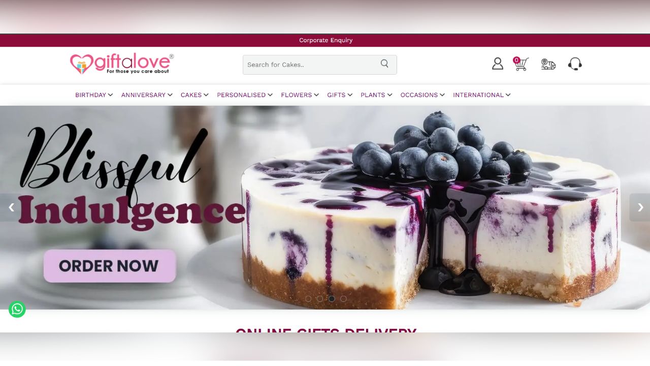 Giftalove: 25% Sales Increase